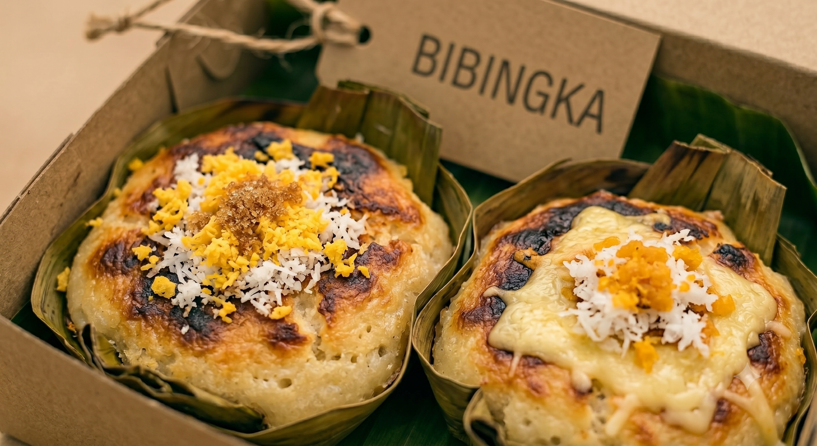 Mini native delicacies in kraft boxes​